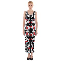 A-new-light Fitted Maxi Dress by DECOMARKLLC