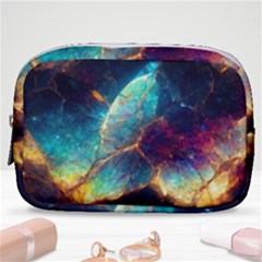 Abstract Galactic Wallpaper Make Up Pouch (small) by Ravend