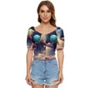 Quantum Physics Dreaming Lucid Button up blouse View1