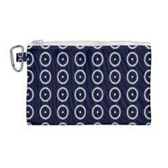 Sharp Circles Canvas Cosmetic Bag (large) by ConteMonfrey