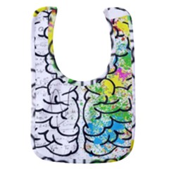 Brain Mind Psychology Idea Drawing Baby Bib by Wegoenart