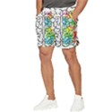 Brain Mind Psychology Idea Drawing Men s Runner Shorts View3