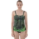 Forest Woods Nature Landscape Tree Twist Front Tankini Set View1