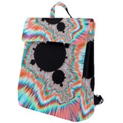 Fractal Abstract Background Flap Top Backpack by Wegoenart
