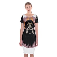 Halloween Classic Short Sleeve Midi Dress by Sparkle
