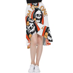 Halloween Frill Hi Low Chiffon Skirt by Sparkle