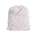 Weather Umbrella Rain Cloud Seamless Doodle Pattern Drawstring Pouch (XL) View1
