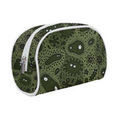 Green Bacteria Digital Wallpaper Eyes Look Biology Pattern Make Up Case (small) by danenraven