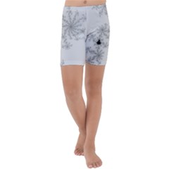 Mandelbrot Apple Males Mathematics Kids  Lightweight Velour Capri Yoga Leggings by Jancukart