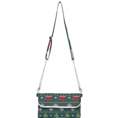 Beautiful Knitted Christmas Xmas Pattern Mini Crossbody Handbag by Jancukart