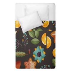 Christmas Seamless Pattern Duvet Cover Double Side (single Size) by Jancukart