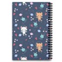 Cute-astronaut-cat-with-star-galaxy-elements-seamless-pattern 5.5  x 8.5  Notebook View2