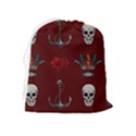 Tattoo-old-school-background-pattern Drawstring Pouch (XL) View2