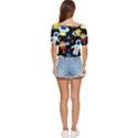 Space Seamless Pattern ---- Button up blouse View4