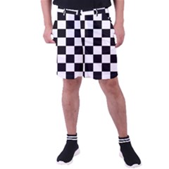 Chess Board Background Design Men s Pocket Shorts by Wegoenart