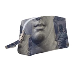 Men Taking Photos Of Greek Goddess Wristlet Pouch Bag (medium) by dflcprintsclothing