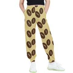 Coffee Beans Kids  Elastic Waist Pants by ConteMonfrey