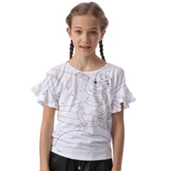 Little Boy Explorer Kids  Cut Out Flutter Sleeves by ConteMonfrey