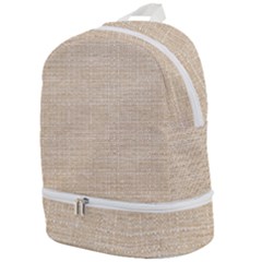 Linen Zip Bottom Backpack by ConteMonfrey
