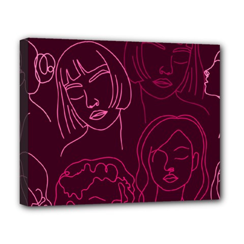 Im Only Woman Deluxe Canvas 20  X 16  (stretched) by ConteMonfrey
