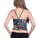 Cartoon-cute-doodles-hand-drawn-auto-service-seamless-pattern Spaghetti Strap Bra Top View2