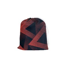 Stippled-seamless-pattern-abstract Drawstring Pouch (small) by Wegoenart