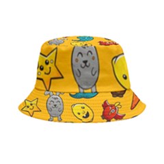 Graffiti Characters Seamless Ornament Inside Out Bucket Hat by Wegoenart