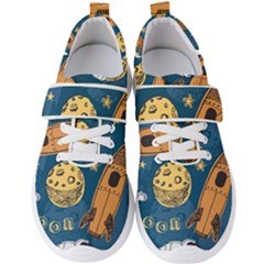 Missile Pattern Men s Velcro Strap Shoes by Wegoenart