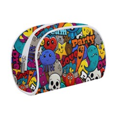 Graffiti Characters Seamless Pattern Make Up Case (small) by Wegoenart