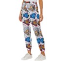 Full Color Flash Tattoo Patterns Cropped Drawstring Pants View2