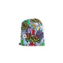 Graffiti Characters Seamless Patterns Drawstring Pouch (XS) View1