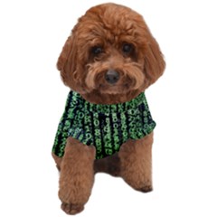 Matrix Technology Tech Data Digital Network Dog T-shirt by Wegoenart