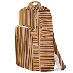 Asian Background Bamboo Double Compartment Backpack by Wegoenart