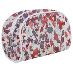 Abstract Random Painted Texture Make Up Case (medium) by dflcprintsclothing