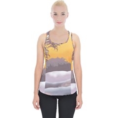 Illustration Background Landscape Piece Up Tank Top by Wegoenart
