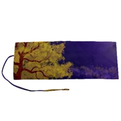 Landscape Illustration Night Light Roll Up Canvas Pencil Holder (s) by Wegoenart