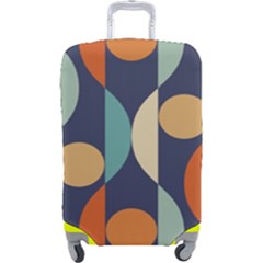 Mid Century Vintage Retro Geometric Luggage Cover (large) by Wegoenart