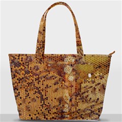 Insect Macro Honey Bee Animal Back Pocket Shoulder Bag  by Wegoenart