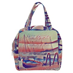 Boats On Lake Garda Boxy Hand Bag by ConteMonfrey
