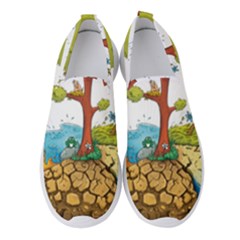 Natural Disaster Flood Earthquake Women s Slip On Sneakers by Jancukart