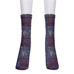 Armenian Ornaments Crew Socks by Gohar
