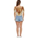 Hot Air Balloon Balloon Map Seamless Pattern Button up blouse View4