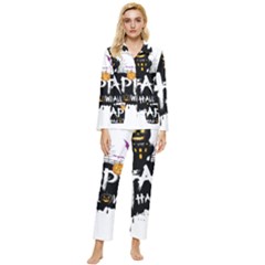 Happy Halloween Womens  Long Sleeve Velvet Pocket Pajamas Set by Jancukart