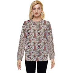 Architecture Ornaments Hidden Pocket Sweatshirt by Gohar