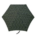 Robot Skull Extreme Close Up Mini Folding Umbrellas View1
