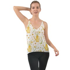 Easter Garden   Chiffon Cami by ConteMonfrey