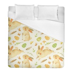 Cute Rabbits - Easter Spirit  Duvet Cover (full/ Double Size) by ConteMonfrey