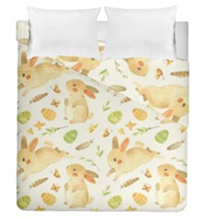 Cute Rabbits - Easter Spirit  Duvet Cover Double Side (queen Size) by ConteMonfrey