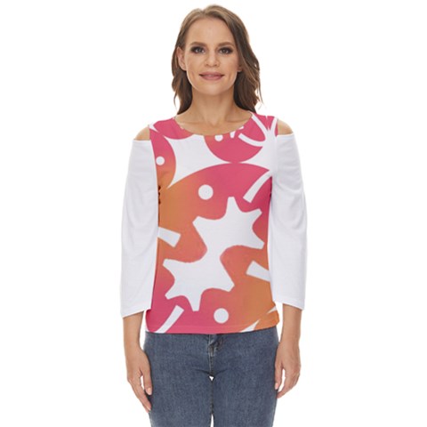 Im Fourth Dimension Space Cut Out Wide Sleeve Top by imanmulyana