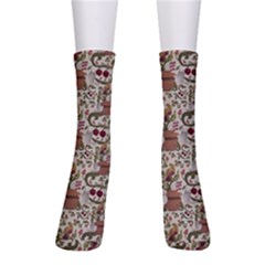 Ornaments Crew Socks by Gohar